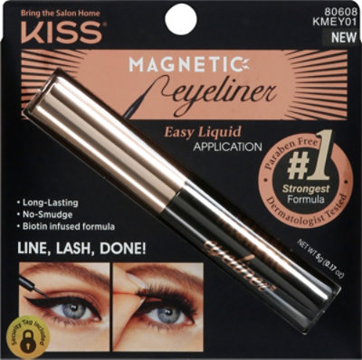 Kiss Magnetic Eyeliner Black - Each - Image 2