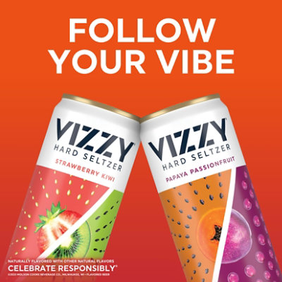 Vizzy Variety Pack Hard Seltzer Beer 5% ABV Cans - 12-12 Fl. Oz. - Image 4