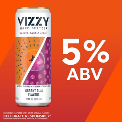Vizzy Variety Pack Hard Seltzer Beer 5% ABV Cans - 12-12 Fl. Oz. - Image 3