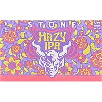 Stone Hazy IPA in Cans - 6-12 Fl. Oz. - Image 4