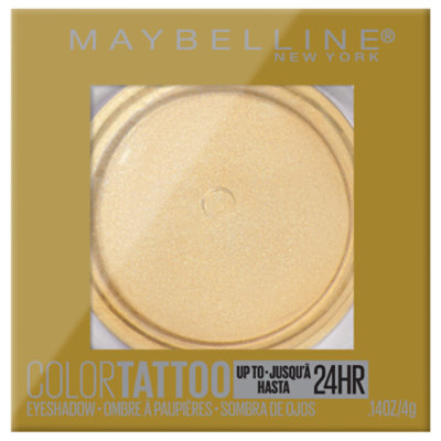 Maybelline Color Tattoo Eyeshadow Golden Girl - 0.14 Oz - Image 1