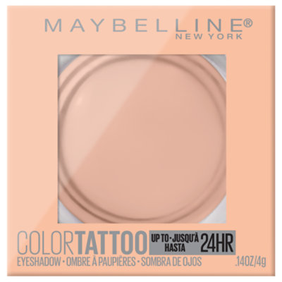 Maybelline Color Tattoo Up To 24HR Longwear Cream Eyeshadow Makeup V.I.P - 0.14 Oz - Image 1