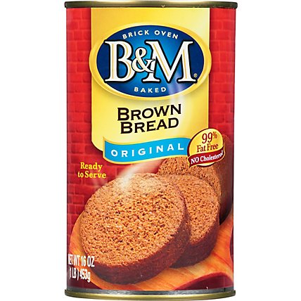B&M Bread Brown Original - 16 Oz - Image 2