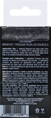 Wet N Wild Ultimate Brow Kit Dark Brown - 0.09 Oz - Image 5