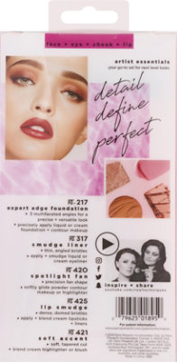 Real Techniques Artist Essentials Face + Eye + Cheek + Lip Brushes - Each - Image 4
