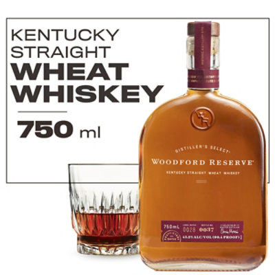 Woodford Reserve Kentucky Straight Wheat Whiskey 90.4 Proof Bottle