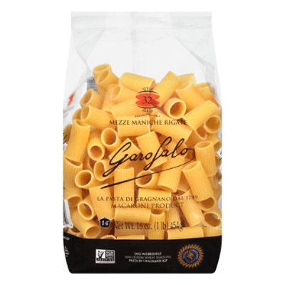 Garofalo Pasta Rigate Mezze Manich - 16 Oz - Image 1