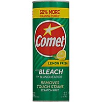Comet Cleanser Lemon Powder With Bleach - 21 Oz - Image 2