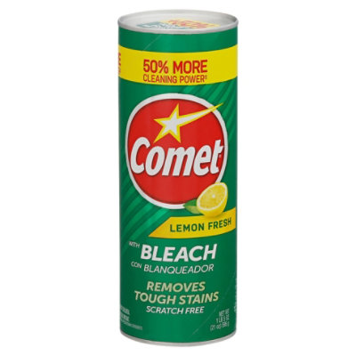 Comet Cleanser Lemon Powder With Bleach - 21 Oz