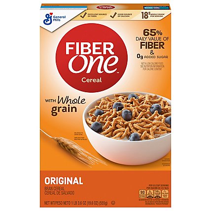 Fiber One Cereal Bran Original - 19.6 Oz - Image 3