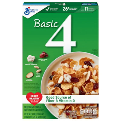 Basic 4 Cereal With Fruit & Almonds - 19.8 Oz - Image 1