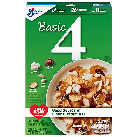 Basic 4 Cereal With Fruit & Almonds - 19.8 Oz