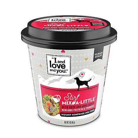 I and love and you Stir Mix A Little Dog Food With Beef And Bone Broth - 3 Oz