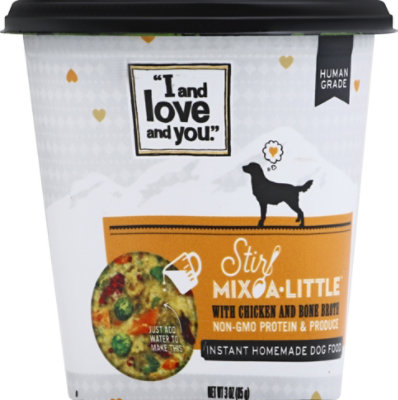 I and love and you Stir Mix A Little Dog Food With Chicken And Bone Broth - 3 Oz - Image 2