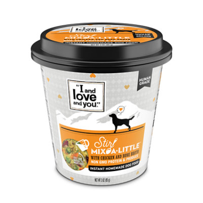 I and love and you Stir Mix A Little Dog Food With Chicken And Bone Broth - 3 Oz