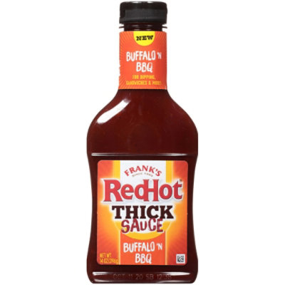 Frank's RedHot Buffalo N BBQ Thick Sauce - 14 Oz