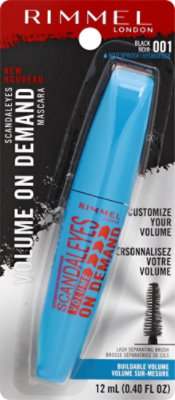 Rimmel Scandaleyes Vol Masc Wtp Blk - 0.4 Fl. Oz. - Image 2