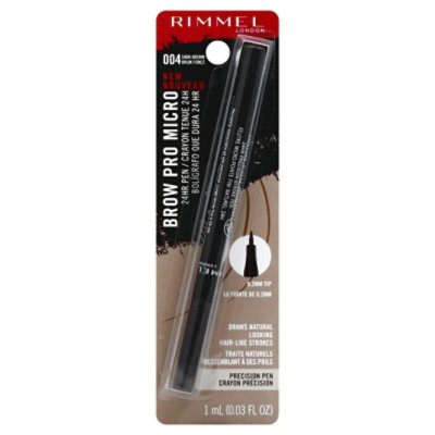 Rimmel Brow Pro Micro Pen Dark Brown - 0.03 Fl. Oz. - Image 3