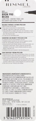 Rimmel Brow Pro Micro Pen Dark Brown - 0.03 Fl. Oz. - Image 5