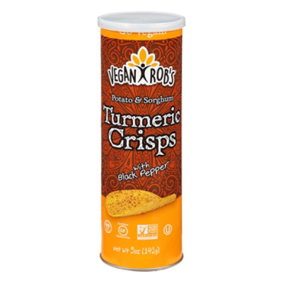 Veganrobs Crisps Turmeric Pepper - 5 Oz - Image 1