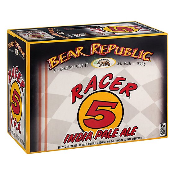 Bear Republic Racer 5 Ipa In Cans - 12-12 Fl. Oz.