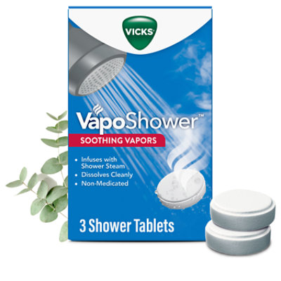 Vicks VapoShower Shower Tablets Soothing Vapors - 3 Count - Image 1