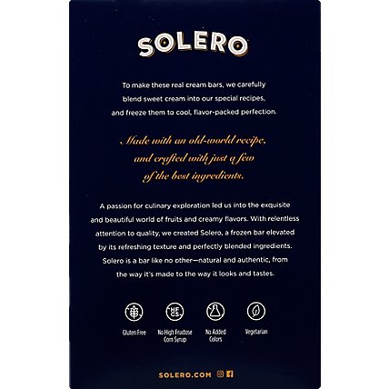 Solero Ice Cream Bars Vanilla - 4-2.25 Fl. Oz. - Image 5