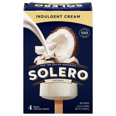Solero Real Cream Bars Indulgent Cream Coconut - 4-2.25 Oz - Image 3