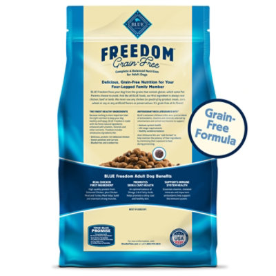 Blue Buffalo Freedom Grain-Free Chicken & Potatoes Dry Dog Food Bag - 11 Lb - Image 2