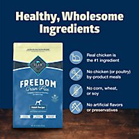 BLUE Freedom Dog Food Adult Grain Free Natural Chicken Recipe - 11 Lb - Image 5