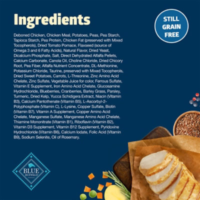 Blue Buffalo Freedom Grain-Free Small Breed Chicken & Potatoes Dry Dog Food Bag - 4 Lb - Image 5