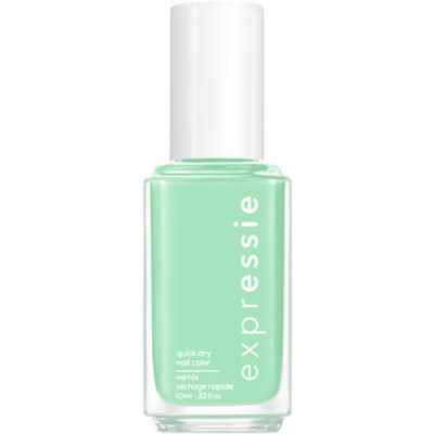 essie expressie quick dry nail polish vegan mint green Express To Impress - 0.33 Fl. Oz. - Image 1