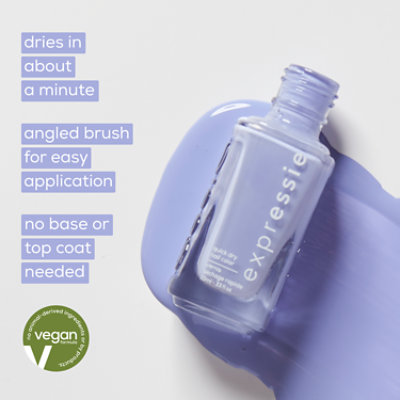 essie expressie quick dry nail polish vegan formula olive green Precious Cargo-go! - 0.33 Fl. Oz. - Image 4