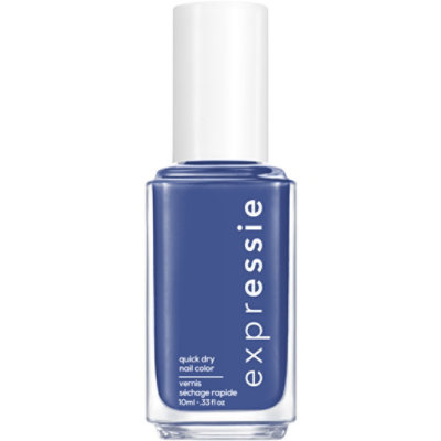 essie expressie quick dry nail polish vegan iris blue Lose The Snooze - 0.33 Fl. Oz. - Image 1