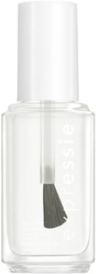 essie expressie quick dry nail polish vegan formula clear Always Transparent - 0.33 Fl. Oz. - Image 1