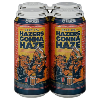 Belching Beaver Hazers Gonna Haze Ipa In Cans - 4-16 Fl. Oz. - Image 3