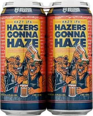 Belching Beaver Hazers Gonna Haze Ipa In Cans - 4-16 Fl. Oz. - Image 2