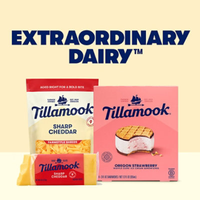 Tillamook Vanilla Bean Ice Cream Sandwiches Individually Wrapped Multipack - 4-12 Oz - Image 3