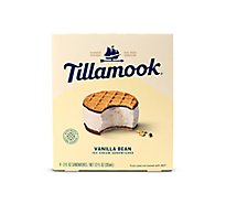 Tillamook Vanilla Bean Ice Cream Sandwiches 4 Count - 12 Oz