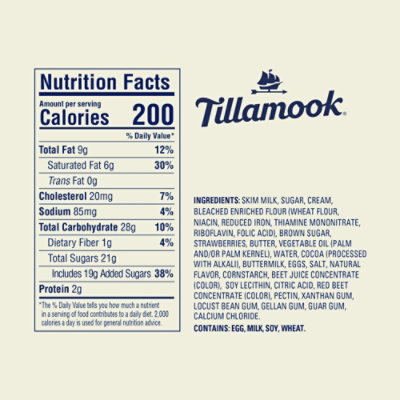 Tillamook Oregon Strawberry Ice Cream Sandwiches Individually Wrapped Multipack - 4-12 Oz - Image 6