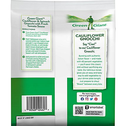 Green Giant Cauliflower Gnocchi Cauliflower & Spinach - 10 Oz - Image 6