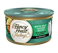 Fancy Feast Cat Food Wet Medleys White Meat Chicken Recipe - 3 Oz