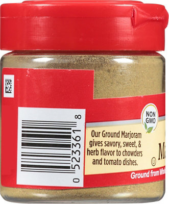 McCormick Ground Marjoram - 0.65 Oz - Image 2