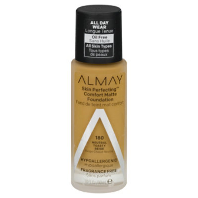 Almay Skin Perfecting Foundation Comfort Matte Neutral Toasty Beige - 1 Fl. Oz. - Image 3