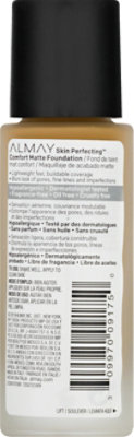 Almay Skin Perfecting Foundation Comfort Matte Neutral Toasty Beige - 1 Fl. Oz. - Image 5