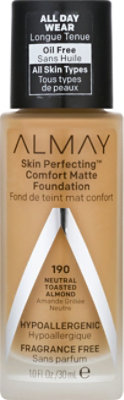 Almay Skin Perfecting Foundation Comfort Matte Natural Toasted Almond - 1 Fl. Oz. - Image 2
