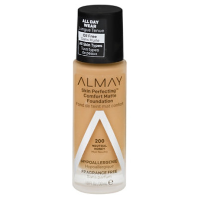 Almay Skin Perfecting Foundation Comfort Matte Neutral Honey - 1 Fl. Oz.