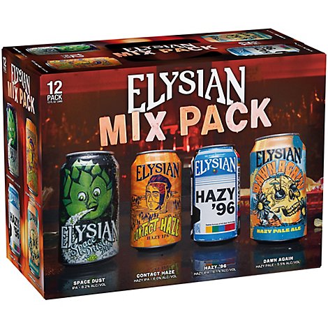 Elysian Mix Pack In Cans - 12-12 Fl. Oz.