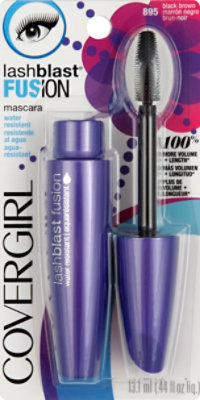 COVERGIRL Lashblast Fusion Mascara Water Resistant Black Brown - 0.44 Fl. Oz. - Image 2