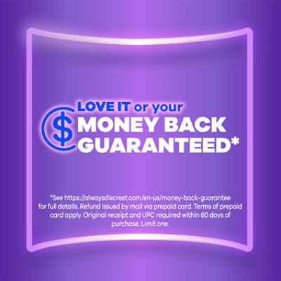 Always Discreet Extra Heavy Up to 100% Leak Free Protection Incontinence Pads - 33 Count - Image 8